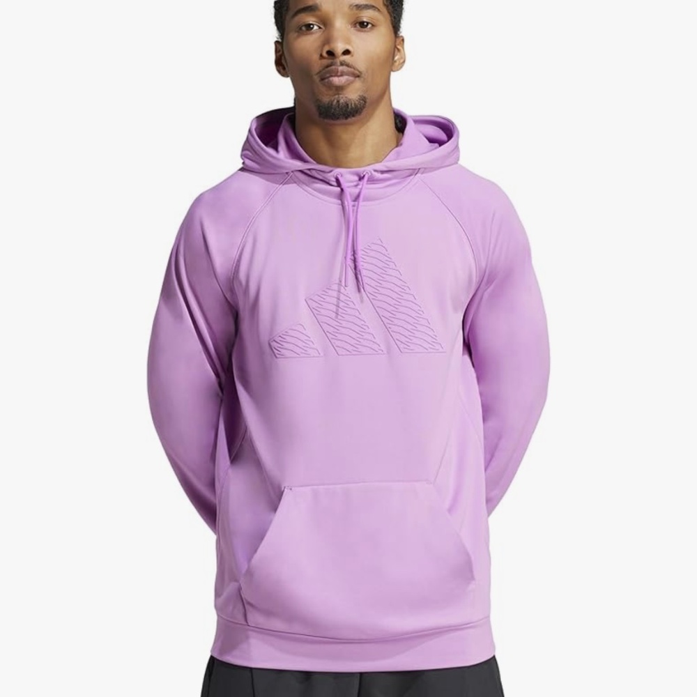 Adidas NWT L-XXL Hoodie Signature Monogram Embossed Men’s Trainning
